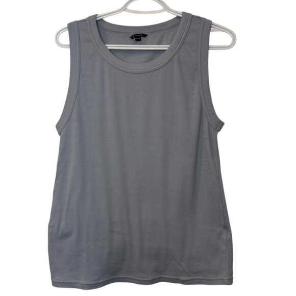 Tahari grey ribbed crew neck tank top size 2XL - Picture 2 of 4
